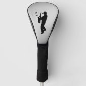 Saxophone Player Silver Golfheadcover (Voorkant)