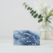 Saxophone-profielkaart Visitekaartje (Staand voorkant)