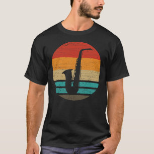 Saxophone Retro Style T-shirt