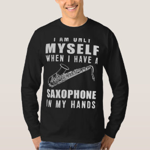 Saxophone Serenity: laat je muzikale mojo horen me T-shirt