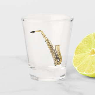 Saxophone Shot Glass Glas