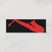 Saxophone - Skinny Mini Visitekaartje (Achterkant)