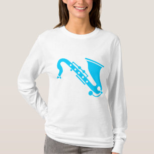Saxophone - Sky Blue T-shirt