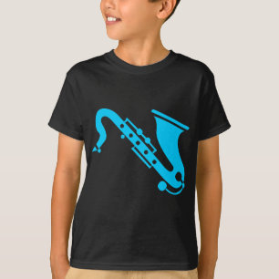 Saxophone - Sky Blue T-shirt