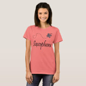 Saxophone T-shirt (Voorkant volledig)