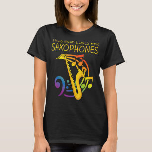 Saxophone voor mamaisvrouwen Reed Instrument T-shirt