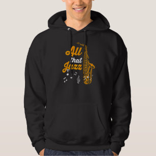 Saxophonist Saxophone Player muzikant die allemaal Hoodie