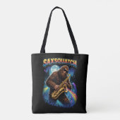 Saxsquatch Draagtas (Achterkant)
