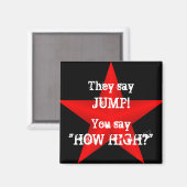 Say Jump Magnet Magneet (Voorkant / Achterkant)