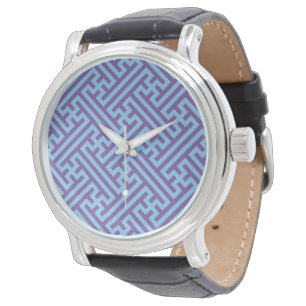 Sayagata, Japans, Paars en blauw Horloge