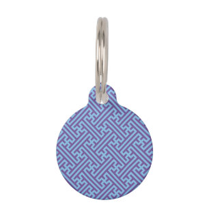 Sayagata, Japans, Paars en blauw Huisdierpenning