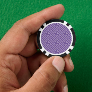 Sayagata, Japans, Paarse en roze Poker Chips