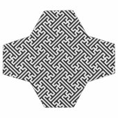 Sayagata motif, japonais, noir et blanc (Plat)