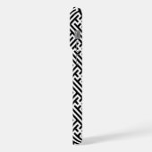 Sayagata motif, japonais, noir et blanc (Côté gauche)