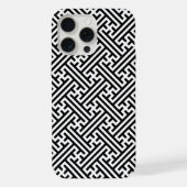 Sayagata motif, japonais, noir et blanc (Verso)