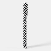 Sayagata motif, japonais, noir et blanc (Côté droit)