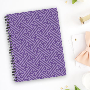 Sayagata motif, japonais, violet et rose