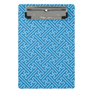 Sayagata patroon, Japans, Blauw en Baby Blauw Mini Klembord