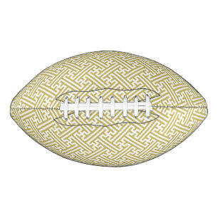 Sayagata patroon, Japans, Goud en Wit American Football
