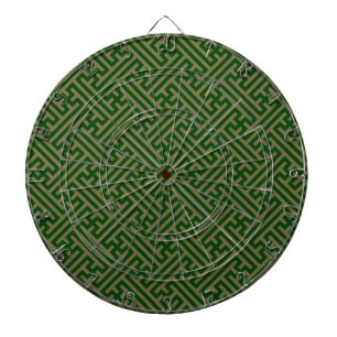 Sayagata patroon, Japans, Groen en Goud Dartbord