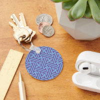 Sayagata patroon, Japans, Paars en Blauw