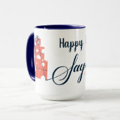 Saybrook Happy Holidays Mug (Devant gauche)