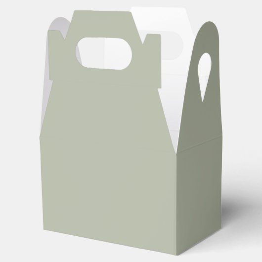Saybrook Sage Solid Color Bedankdoosjes (Geopend)
