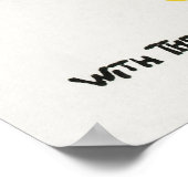 Saÿen's 'Met de complimenten van het seizoen' Poster (Hoek)