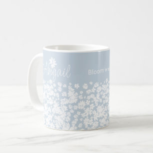 Sayies et marguerites florales modernes Mug café p