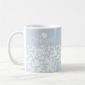 Sayies et marguerites florales modernes Mug café p (Gauche)