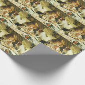 Saying Our Prayers, Suspense Charles Burton Barber Cadeaupapier (Hoek)