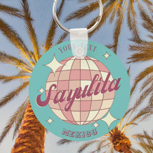 Sayulita Mexico Retro  partij souvenir Sleutelhanger