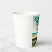 Sayulita Mexico strand poster Two-Tone Coffee Mok Papieren Bekers (Rechts)