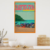 Sayulita Mexico  Style Travel Poster (Keuken)