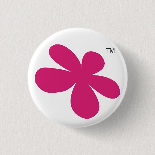 Sazabenbloem-Button Ronde Button 3,2 Cm (Voorkant)