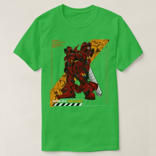 SAZABI ILLUSTRATIE Tshirt (Design voorkant)