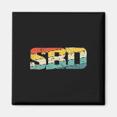 Sbd Squat Bench Deadlift Powerlifting Magneet (Voorkant)