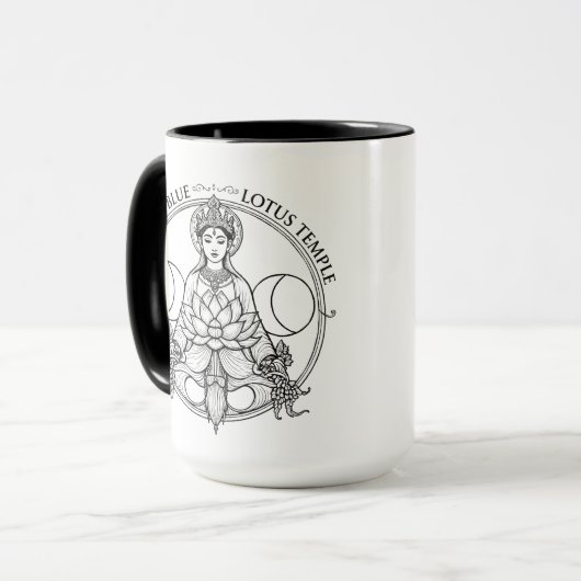 SBLT Goddess and Lotus Mug Mok (Voorkant links)