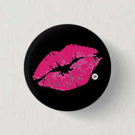 SBM Handtekening Kiss Mini Button Pin