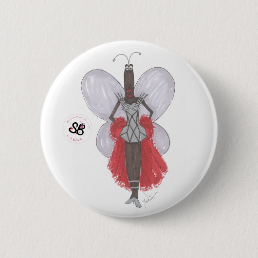 SBM Pseudo Celebrity Geometric Mode Button Pin (Voorkant)