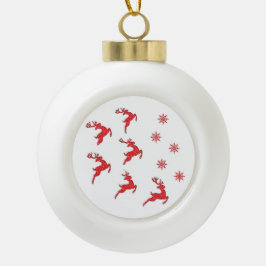 Sbowflake Framed Ball Shape Ornament - Reinders