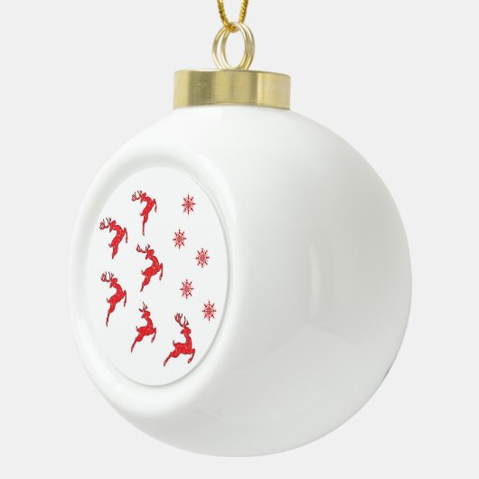 Sbowflake Framed Ball Shape Ornament - Reinders (Rechts)