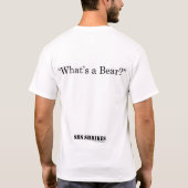 SBS Shrikes - Wat is een Beer? T-shirt (Achterkant)