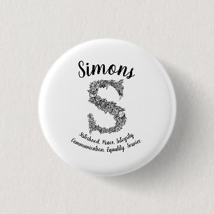 SBS - Simons - Merch Ronde Button 3,2 Cm
