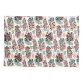 Sbstract leaves and organic shapes kussensloop (Achterkant)