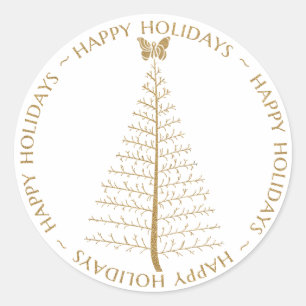 SBTF Aangepaste Vakantie Sticker - Goud