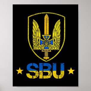 Sbu Oekraïne Alpha Group Speciale Eenheden Spetsna Poster