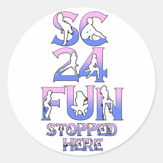 SC24FUN-LOGO RONDE STICKER (Voorkant)