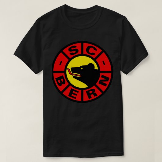 SC Bern Swiss Ice Hockey Sports Fans Essential TSh T-shirt (Design voorkant)