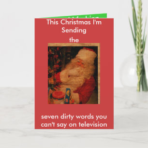 SC, deze kerst stuur ik, de zeven vuil... Feestdagen Kaart